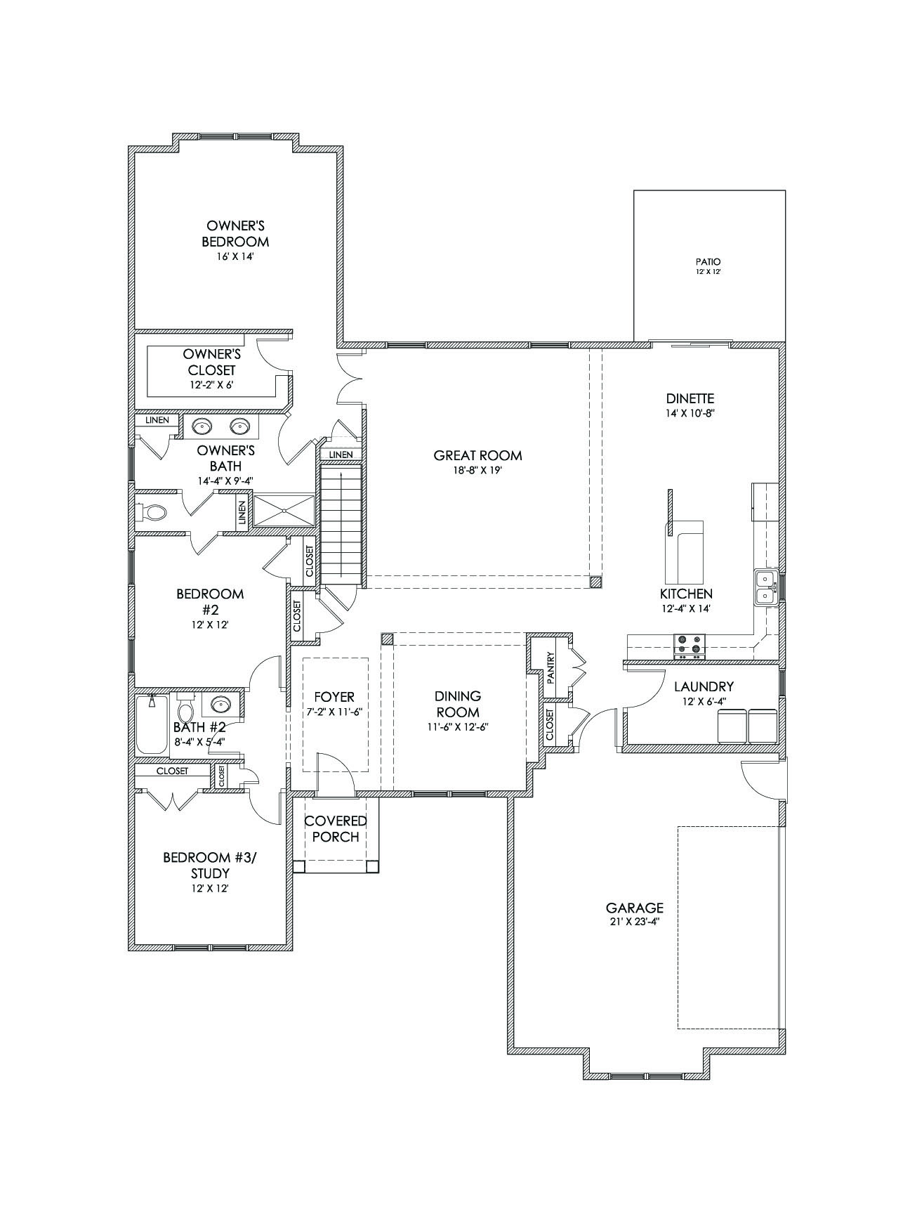 Marketing Plans – MORGAN II -1ST FLOOR – Right | Roland Builder, Inc.